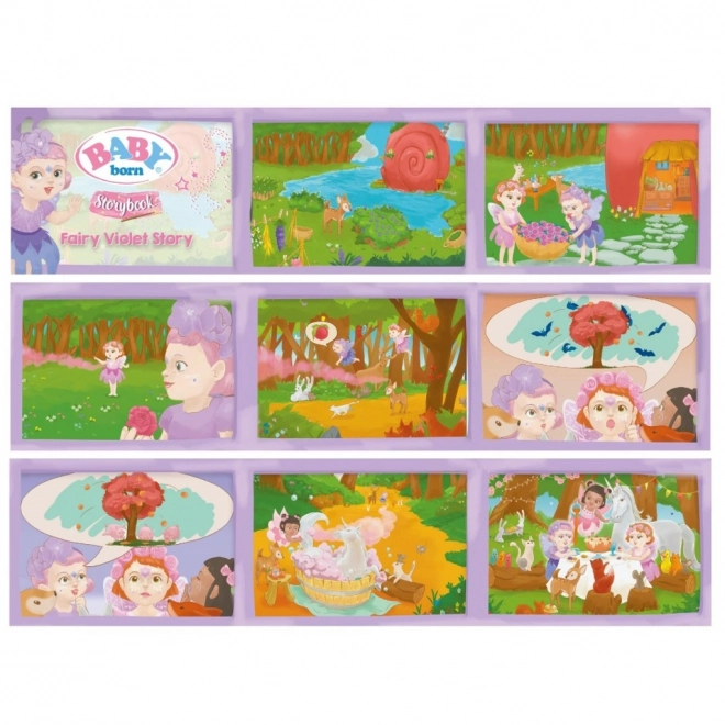 Baby Born Storybook Fialková víla - 18 cm