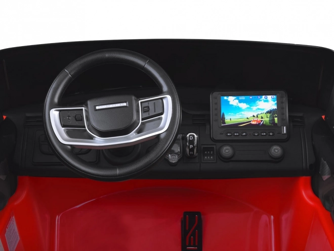 Elektrické auto Range Rover pro děti – Červená