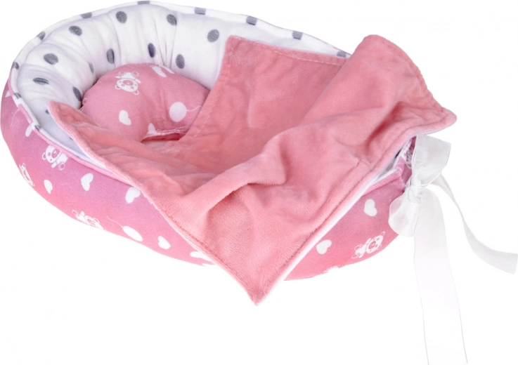 Měkoučké hnízdečko s polštářkem a dečkou