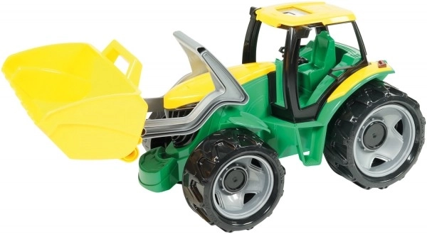 Dětský traktor se lžící Zeleno-žlutý
