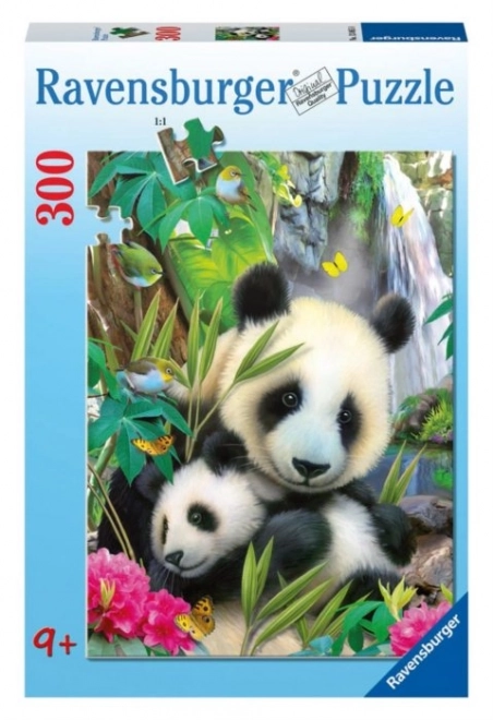 Ravensburger puzzle: krásná panda 300 dílků