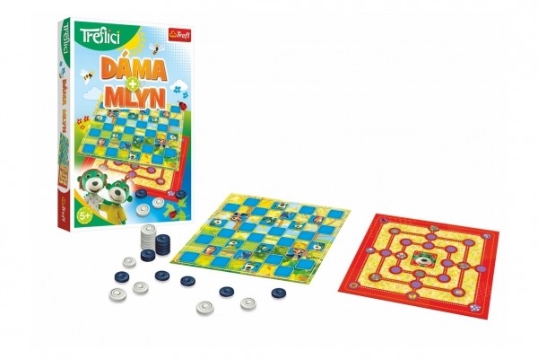 Dáma a Mlýn s Rodinou Trefliků společenská hra