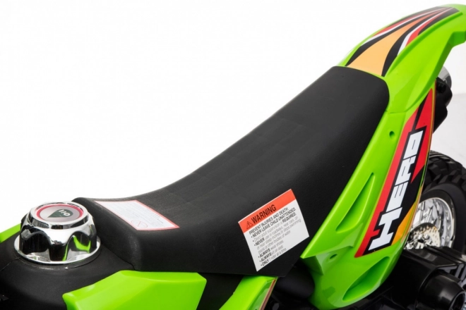Dětské kolo Cross Battery vehicle Green + Assist wheels + LED sounds