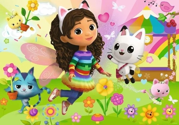 Puzzle 100 dílků Glitter Glitter Gabi Gabby's Dollhouse