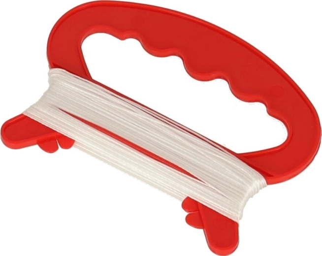 Připraveno k letu: šňůra a držák v balení