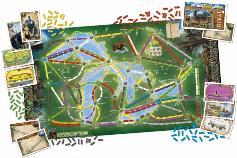 Vlaky i lodě v jedné hře