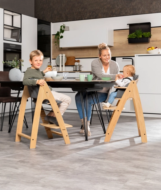 Dětská dřevěná jídelní židle Hauck Arketa