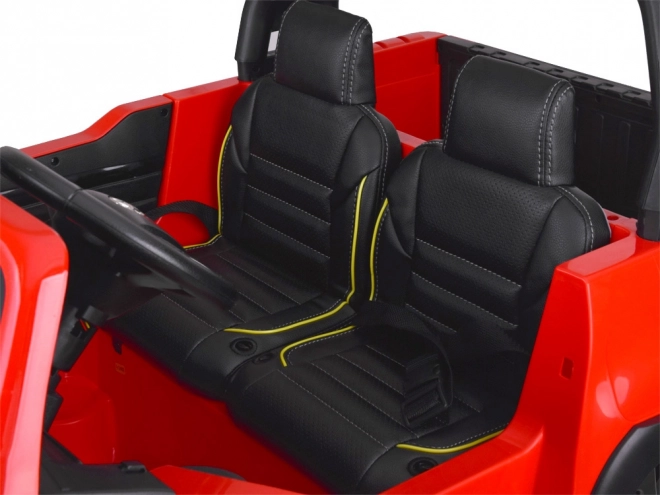 Terénní auto na akumulátor Toyota Hilux pro dvě osoby – Červená