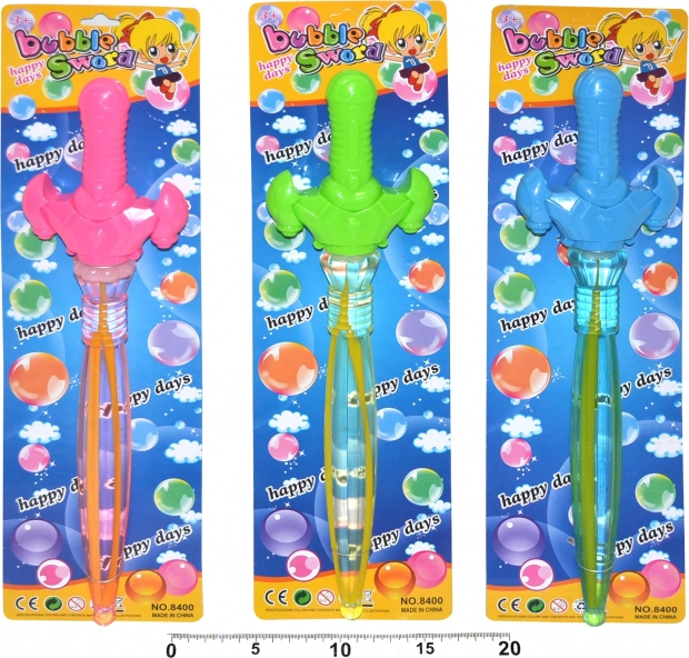 Bublifuk meč 125 ml, 41 cm