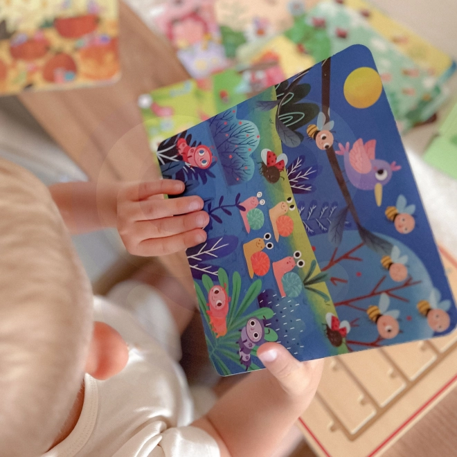 Tooky Toy dřevěná hra Nauka počítání zvířátek