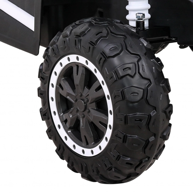 Buggy UTV 2000M mașină de curse cu baterie + sunete MP3 lumini + telecomandă + pornire lentă – Bílé