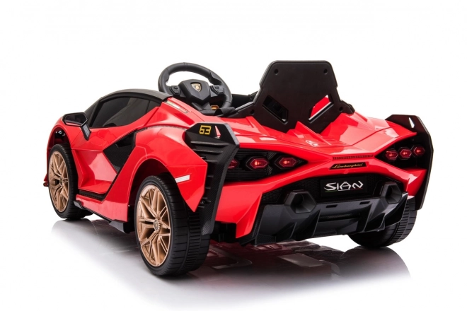 Lamborghini SIAN dětské auto na baterii s ovladačem – Červené