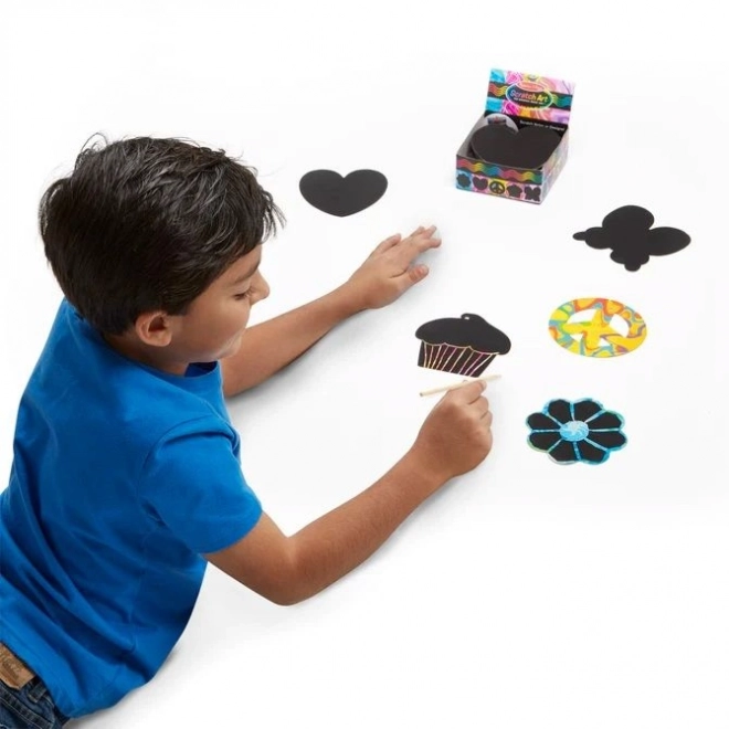 Sada karet ScratchArt s gravírováním přátelství