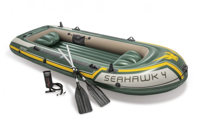 nafukovací člun Seahawk 4 pro 4 osoby s pádly a pumpou