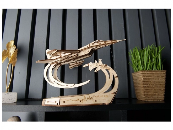 Ugears 3D dřevěné mechanické puzzle Dekorační budík