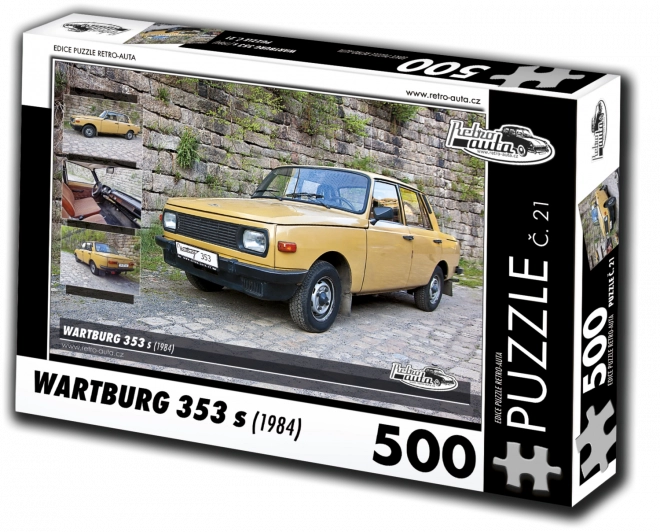 Skvělý puzzle veteránů Retro-Auta - Wartburg 353