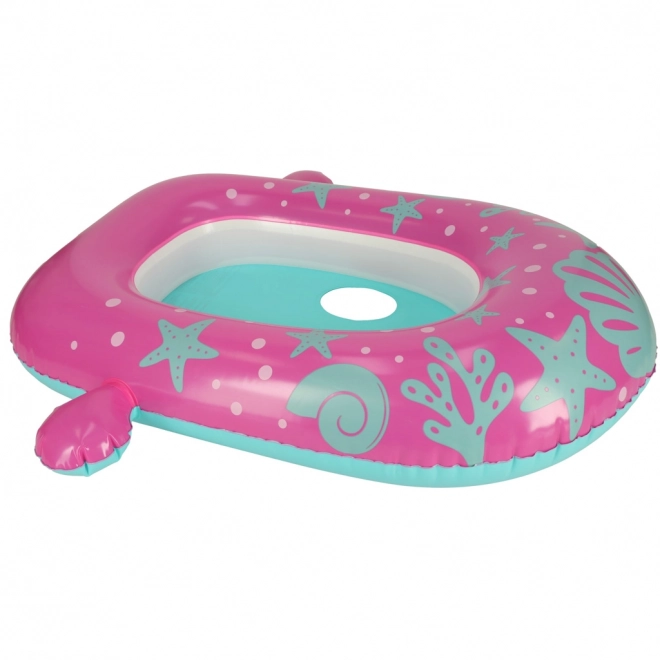 BESTWAY 34091 Dětský nafukovací člun se sedátkem a stříškou růžový 1-2 roky 18 kg