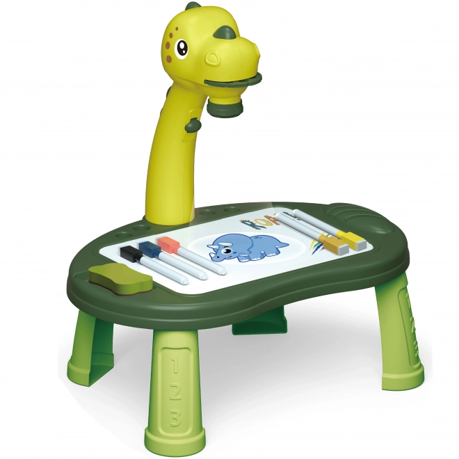 Dětská kreslicí tabule s projektorem Dinozaur
