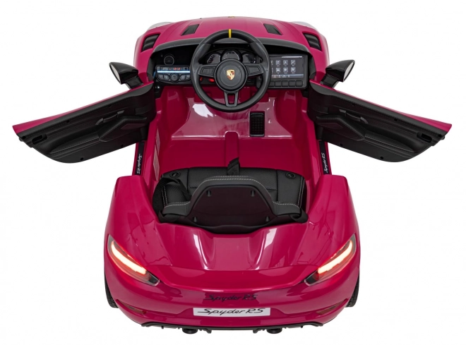 Dětský elektrický vůz Porsche 718 lakovaný – Růžový