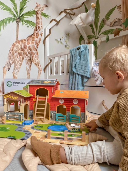 Mega Farma zvířecí figurky stáj a kurník 18 ks