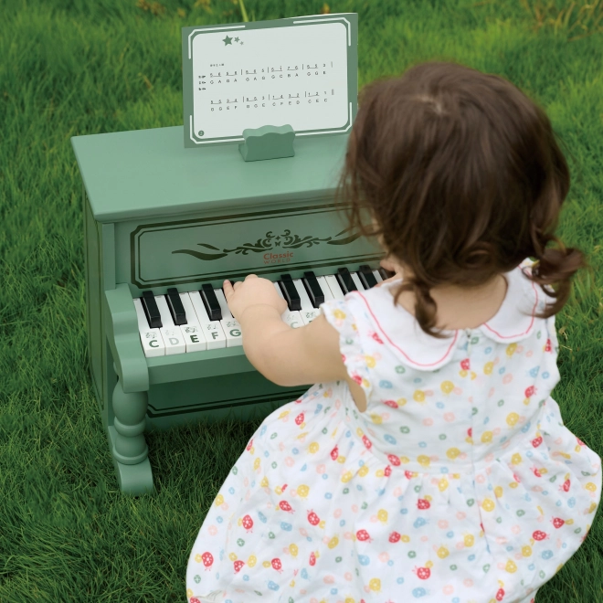 Dětské pianinko Classic World s učebnicí