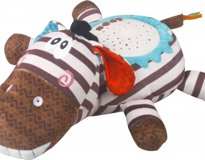 Projektor noční oblohy Zebra s hudbou 35 cm