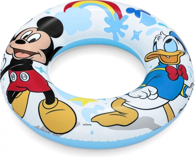 Nafukovací kruh Disney s motivem Mickey Mouse a Kačer Donald 56cm