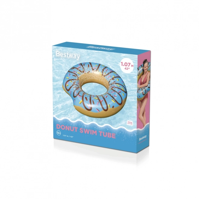 Bestway velké nafukovací kolo Hnědý donut 107cm – Modré