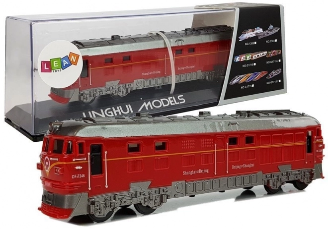 Lokomotiva Pendolino se světlem a zvukem Červená