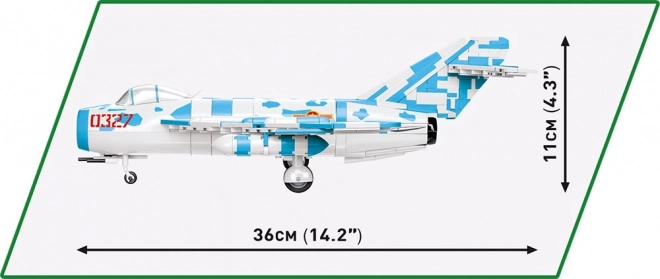 COBI 2424 Vietnam War MIG-17 FRESCO, 1:32, 577 k, 1 f