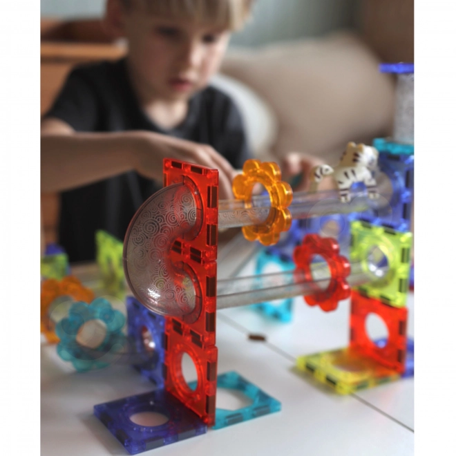 Woopie Kuličková dráha zvířecí ráj magnetické stavebnice