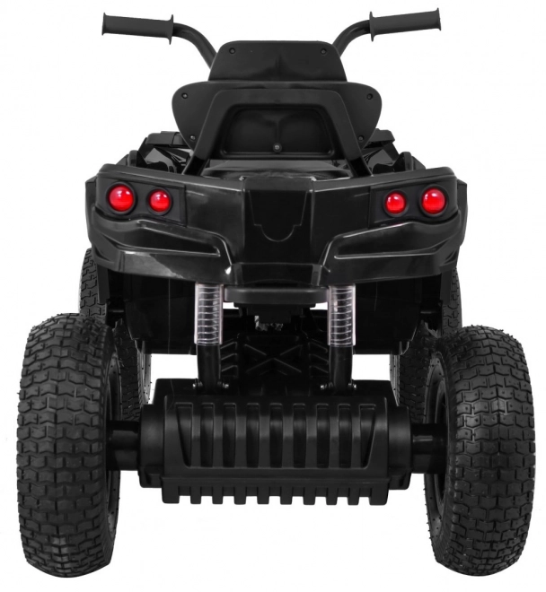 Dětská čtyřkolka ATV Air battery quad Black + nafukovací kola + rádio MP3 + pomalý start