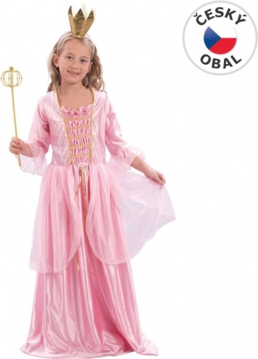 Kostým Princezna pro Karneval pro Dívky 110-120 cm