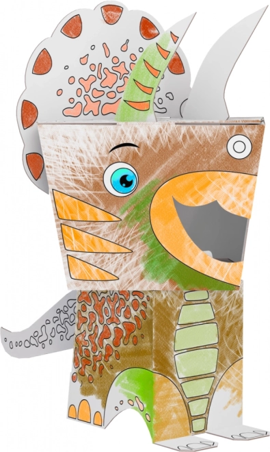 3D omalovánky – Triceratops