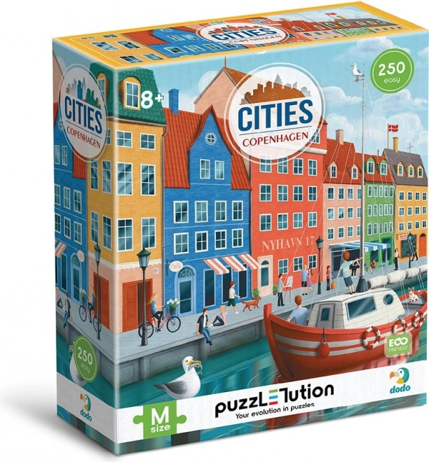 Puzzle DODO Města: Kodaň 250 dílků