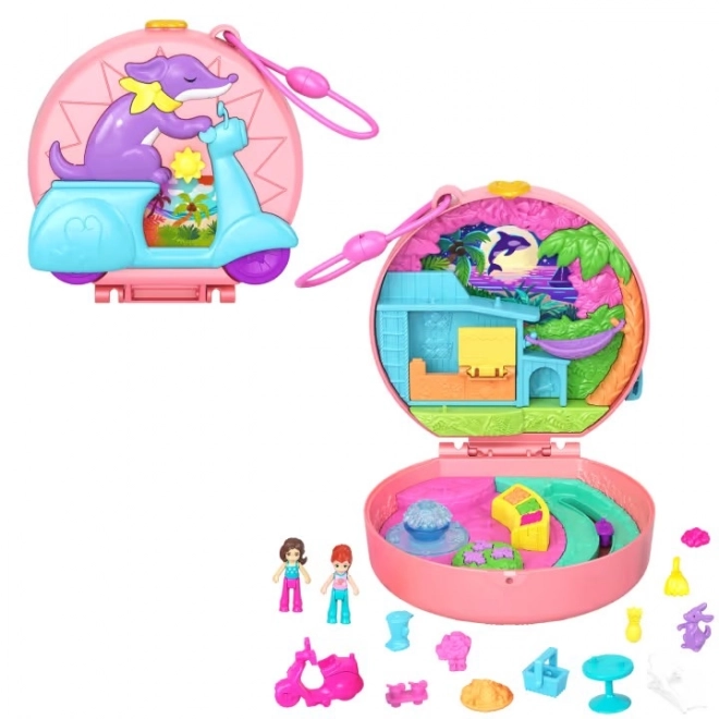 Polly Pocket Skútr Dobrodružství - Kompaktní Hrací Sada