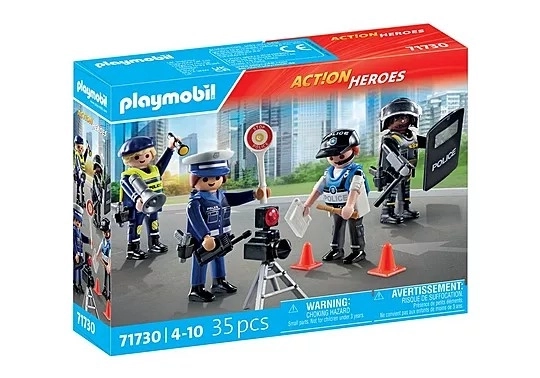 Akční hrdinové – sada policejních figurek