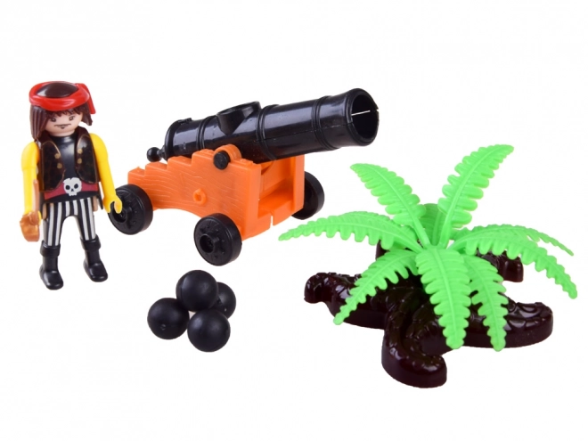 Pirátská loď s figurkami a zvukovými efekty