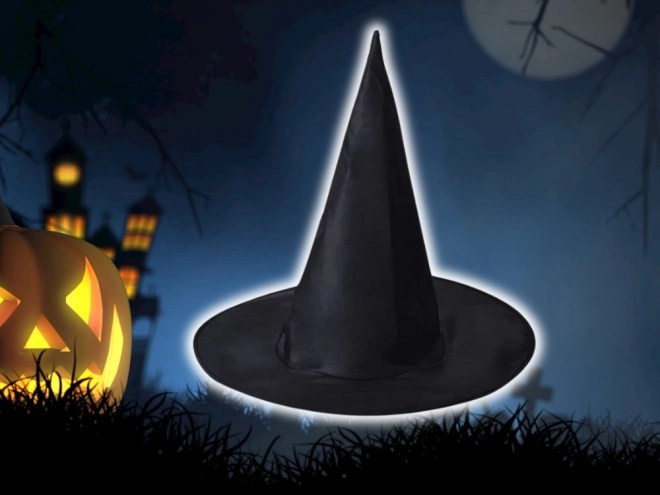 Čarodějnický klobouk černý pro Halloween