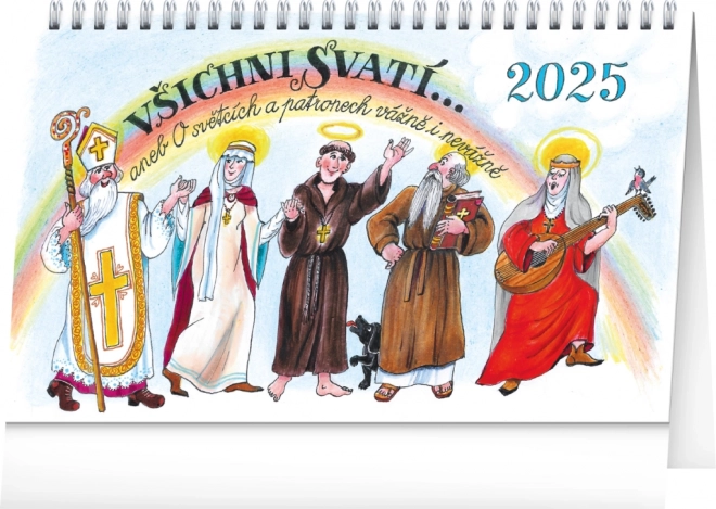 Stolní kalendář Všichni svatí 2025 – Kamila Skopová