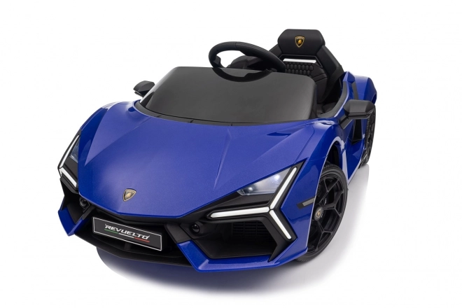 Dětský vůz lamborghini revuelto modrý