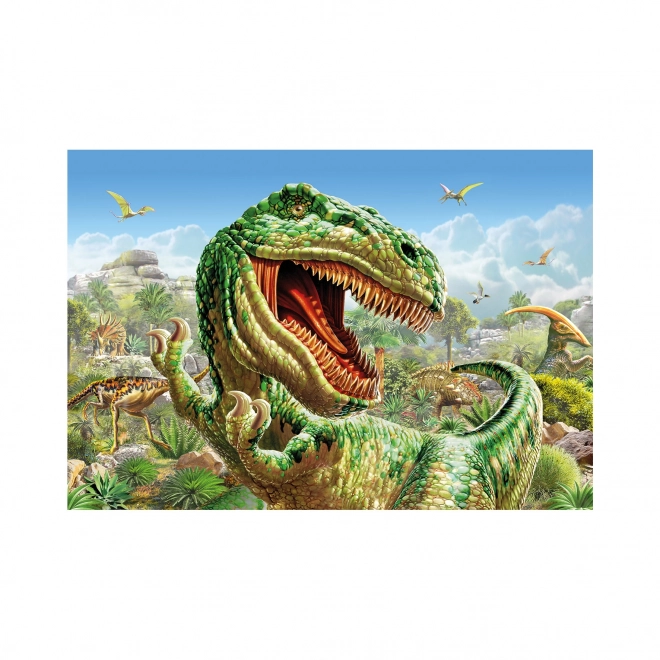 Puzzle Souboj dinosaurů