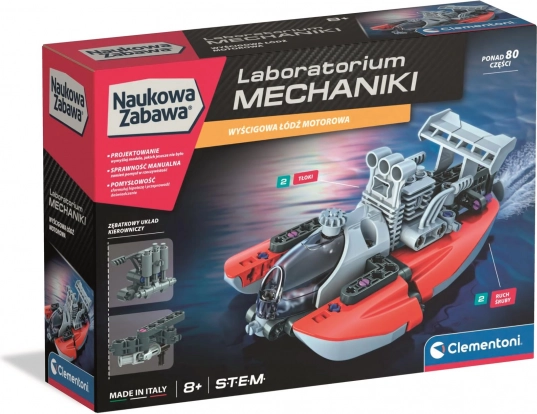 Laboratorní mechanika – motorový člun CLEMENTONI