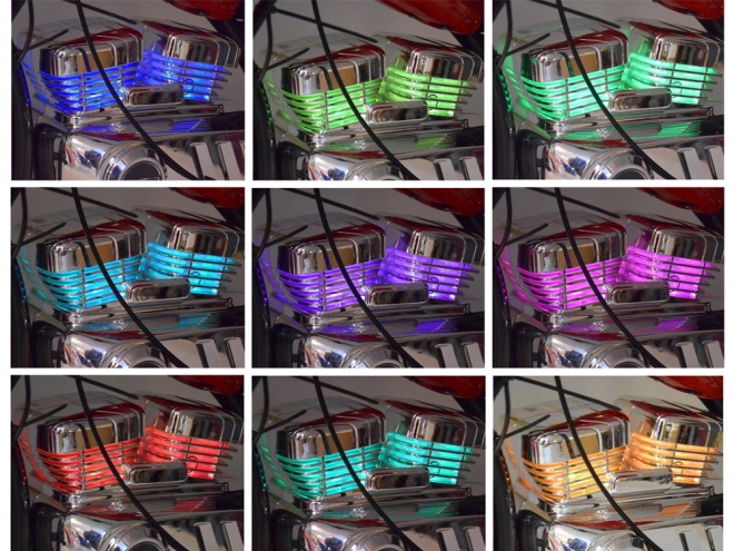 Elektrický motorka Chopper na baterii pro děti – Bílá