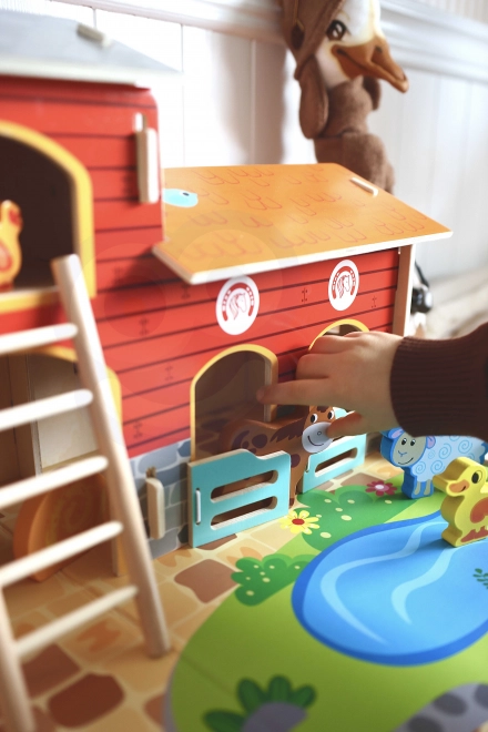 Mega Farma zvířecí figurky stáj a kurník 18 ks