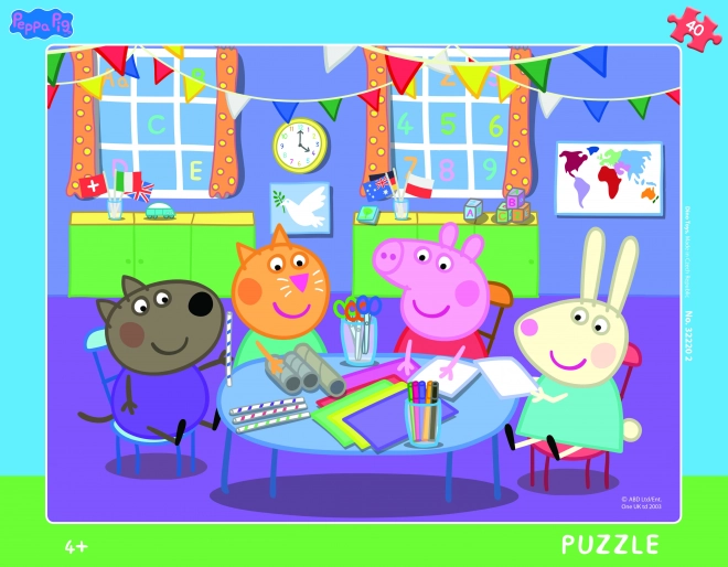 Puzzle Peppa Pig: Ve školce 40 dílků