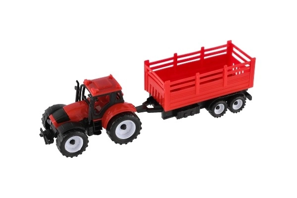 Plastový traktor s přívěsem