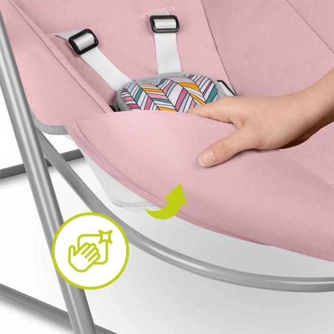 LIONELO Dětské houpací křesílko Otto – Pink Baby