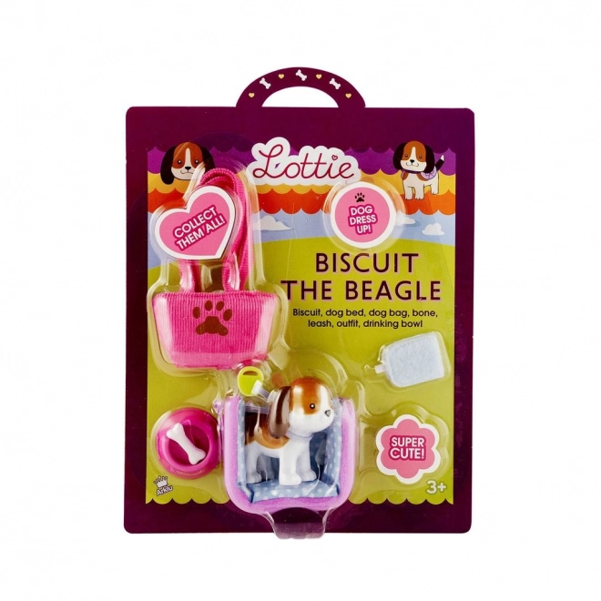 Lottie Biscuit beagle s doplňky