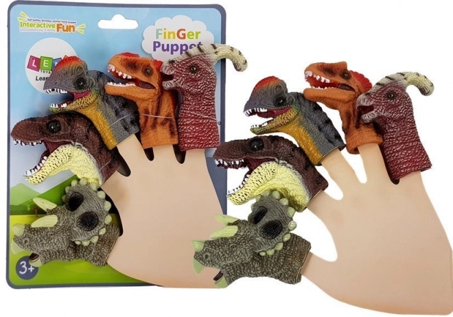Čepičky na prsty Dinosauři 5 kusů